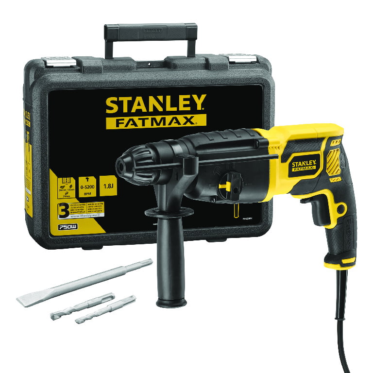 ciocan-rotopercutor-750w-5200-bpm-stanley-fatmax-kffmed500k-qs-1374 Ciocan rotopercutor, 750W, 5200 bpm • Stanley Fatmax