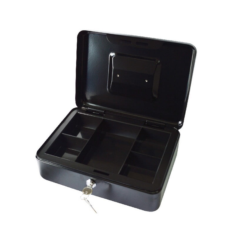 cutie-organizator-smith-and-locke-otel-90-x-250-x-180-mm-negru-1804 Cutie organizator pentru bani Smith & Locke, negru, 9 x 25 x 18 cm