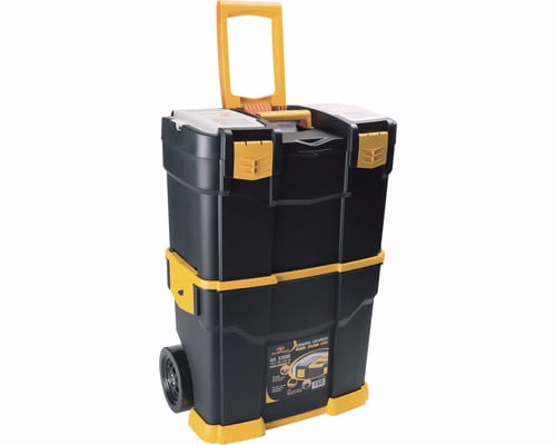 Cutie de scule cu roti ArtPlast Tekna 46x66,5x28 cm, cu 2 compartimente separabile