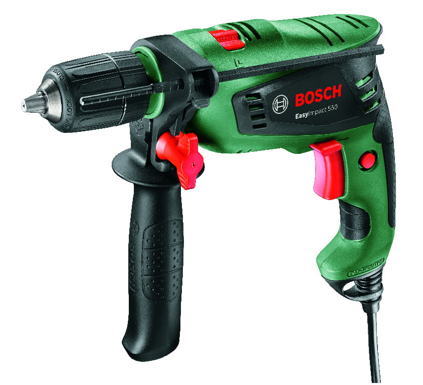 masina-de-gaurit-550-w-bosch-350 Masina de gaurit cu percutie Bosch, 550 W, mandrina rapida