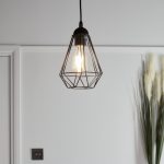 Pendul GoodHome Smetrio, negru, 1xE27, 60W