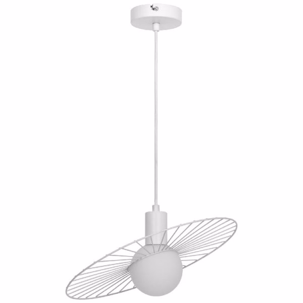 Pendul spot GoodHome Odzala, alb, 1xG9, design modern, 5W