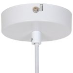 Pendul GLS GoodHome Kiuc, alb, finisaj mat, 1xE27