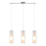 Pendul GLS GoodHome Dimonika, alb, 3xE27, efect cromat