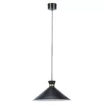 Pendul GLS GoodHome Apennin, negru, 1xE27, design modern, finisaj mat