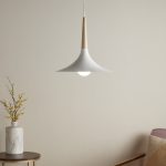 Pendul sfera GoodHome Arraqis, alb, finisaj mat, 1 x E27