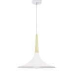 Pendul sfera GoodHome Arraqis, alb, finisaj mat, 1 x E27