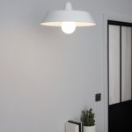endul sfera GoodHome Gammuse, alb cablu reglabil, 1xE27