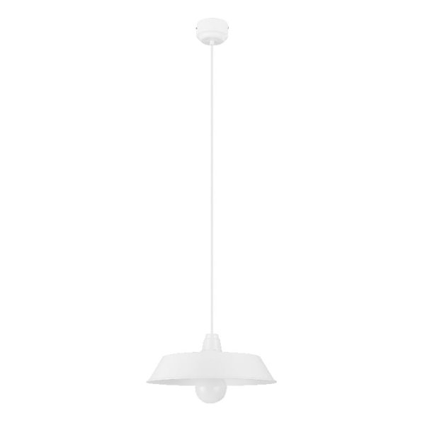 endul sfera GoodHome Gammuse, alb cablu reglabil, 1xE27