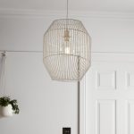 Pendul sfera, alb, 1 x (E27), IP20 • GoodHome Tsolma