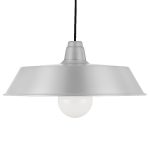 Pendul sfera GoodHome Gammuse, gri, cablu reglabil, 1xE27