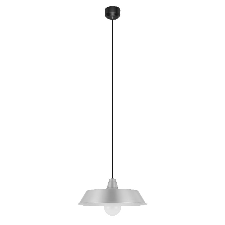 Pendul sfera GoodHome Gammuse, gri, cablu reglabil, 1xE27