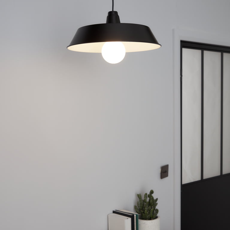 pendul-sfera-negru-1-x-e27-ip20-goodhome-gammuse-8263 Pendul sfera GoodHome Gammuse, negru, cablu reglabil, 1xE27