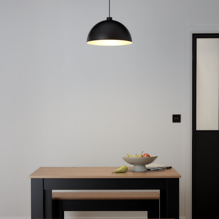 -pendul-sfera-negru-1-x-e27-ip20-goodhome-songor-2290 Pendul sfera GoodHome Songor, negru, 1xE27, 60W, cablu reglabil