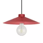 Pendul sfera GoodHome Zanbar, rosu, 1xE27, design modern, finisaj mat