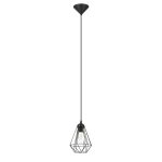 Pendul GoodHome Smetrio, negru, 1xE27, 60W