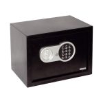 Seif electronic digital Smith & Locke, negru, 2 chei deschidere urgenta, 25 x 35 x 25 cm