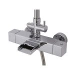 Set de dus Cooke & Lewis, cromat, ABS, alama si otel inoxidabil