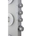 Panel de dus hidromasaj Cooke&Lewis, Kella, 145 x 28 cm,termostat, sticla