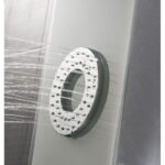 Panel de dus hidromasaj Cooke&Lewis, Kella, 145 x 28 cm,termostat, sticla