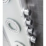 Panel de dus hidromasaj Cooke&Lewis, Kella, 145 x 28 cm,termostat, sticla