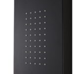 Panel de dus hidromasaj,Cooke&Lewis, Magda, 167 x 17 cm,termostat, aluminiu, negru