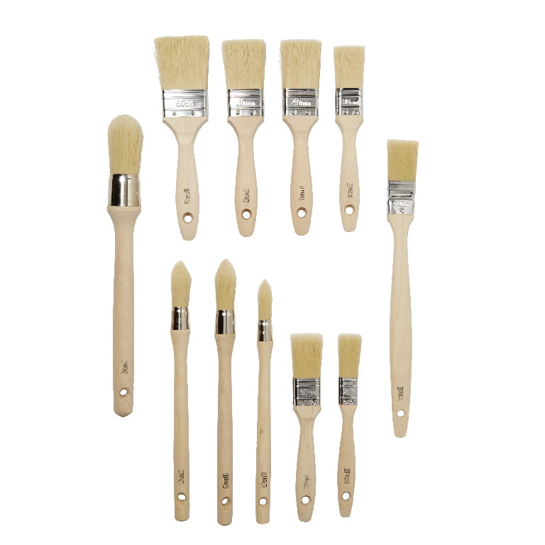 set-pensule-diferite-dimensiuni-10-bucati-364 Set 10 pensule, bej, varf neted, acoperire optima