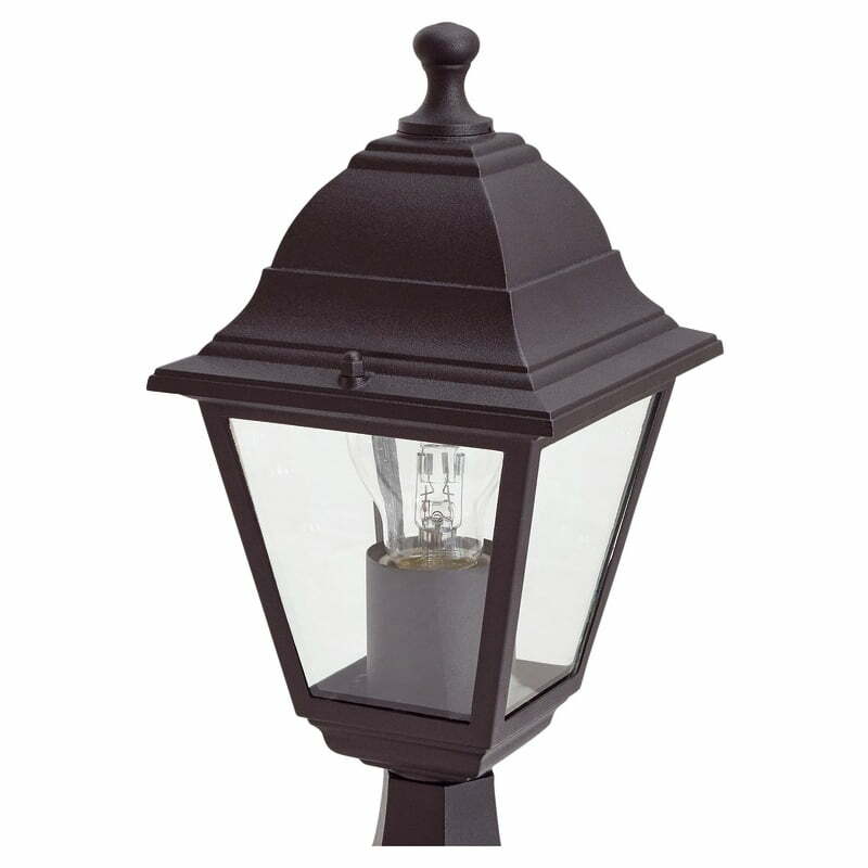 Felinar Blooma, 14 x 14 x 37.5 cm, negru, 60W Felinar Blooma, 14 x 14 x 37.5 cm, negru, 60W