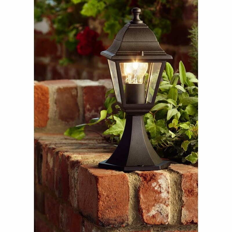 Felinar Blooma, 14 x 14 x 37.5 cm, negru, 60W Felinar Blooma, 14 x 14 x 37.5 cm, negru, 60W
