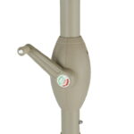 Umbrela de gradina Cara, nisip, 249 x 197 x 299 cm