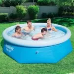 Piscina gonflabila Bestway, 244 x 66 cm, 2300 litri, PVC, kit reparatie