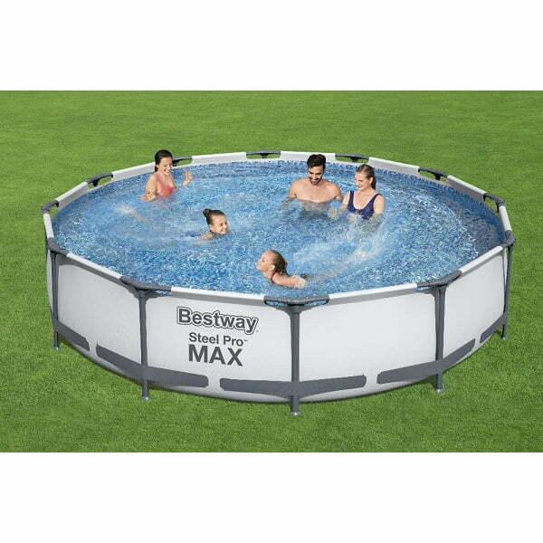 Piscina cu cadru metalic Bestway, Steel Pro MAX, 366 x 76 cm, pompa filtrare 1249 l/h, capacitate 6473 l Piscina cu cadru metalic Bestway, Steel Pro MAX, 366 x 76 cm, pompa filtrare 1249 l/h, capacitate 6473 l