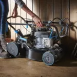 Masina de tuns gazon Mac Allister, benzina, 40 cm, 125cc