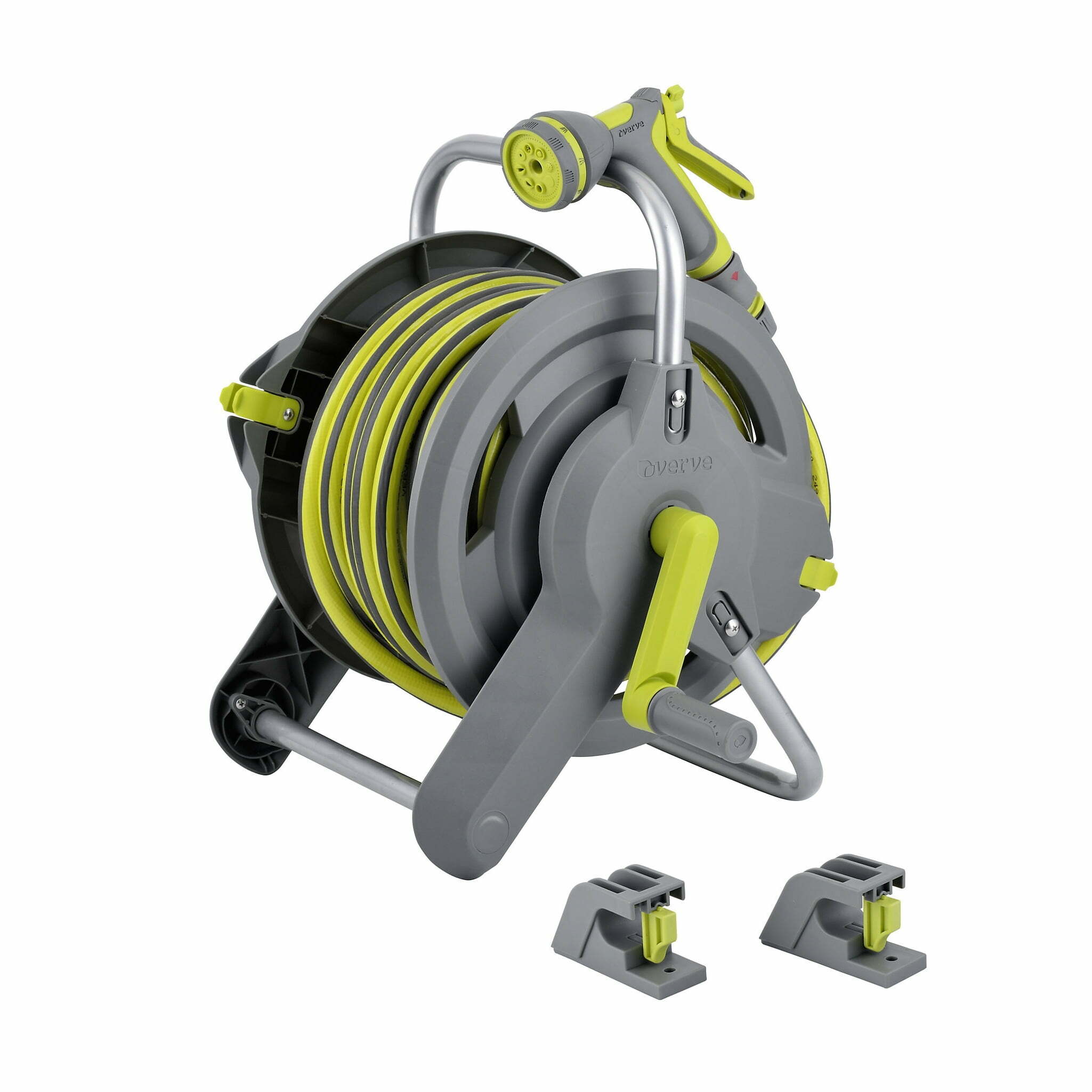 Set rola furtun irigatii Verve, pistol pulverizare, 12.5 m Set rola furtun irigatii Verve, pistol pulverizare, 12.5 m