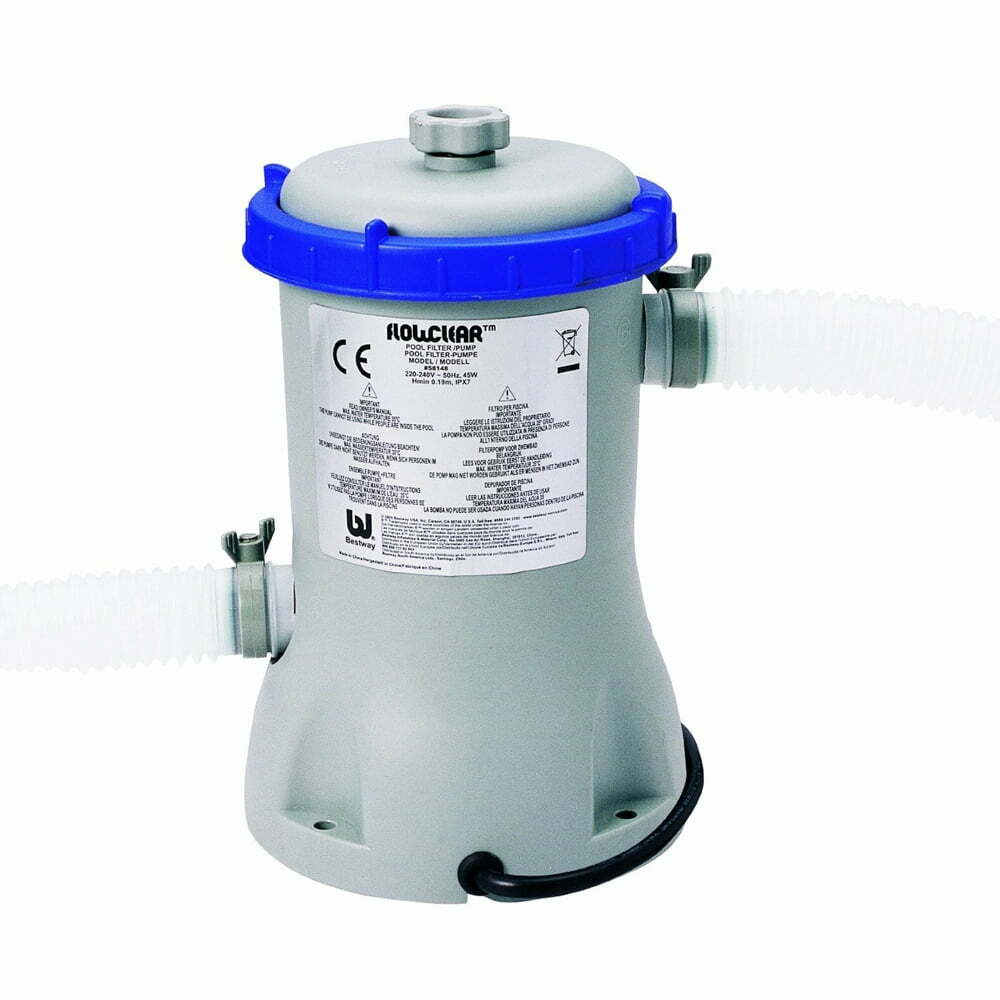 Pompa filtrare apa piscina Bestway 58148, 2006 l apa/ora si 2 furtunuri Pompa filtrare apa piscina Bestway 58148, 2006 l apa/ora si 2 furtunuri