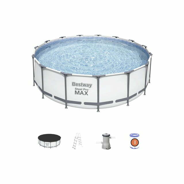 Piscina supraterana Bestway Steel Pro MAX™ 4.57m x 1.22m 56438 Piscina supraterana Bestway Steel Pro MAX™ 4.57m x 1.22m 56438