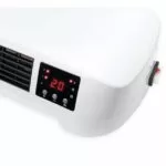 Aeroterma ceramica Eurom, 2000 W, 2 trepte de putere, termostat, protectie supraincalzire, telecomanda