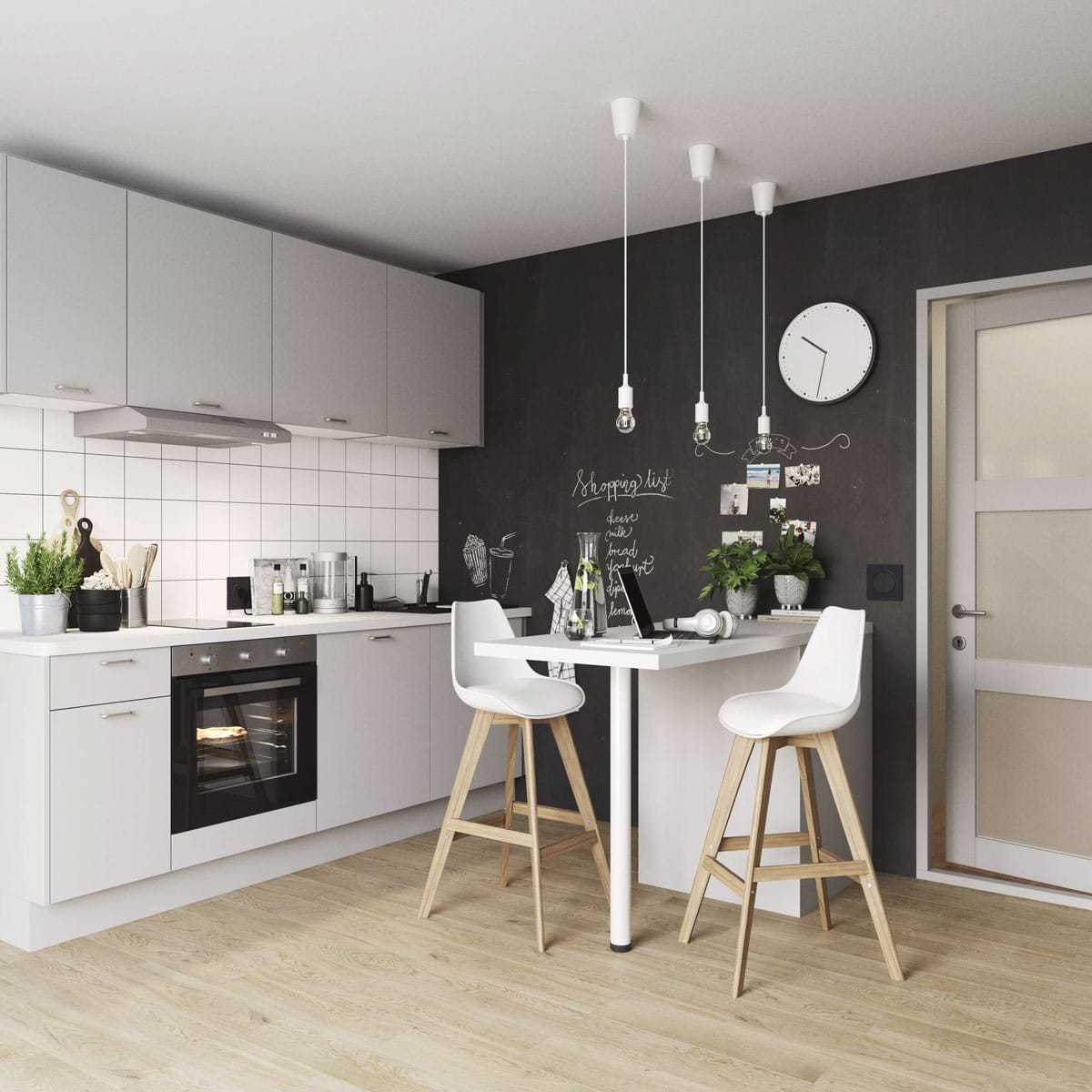 Scaun bar Urban Pitaya alb, cadru lemn, 50 x 43 x 100 cm Scaun bar Urban Pitaya alb, cadru lemn, 50 x 43 x 100 cm