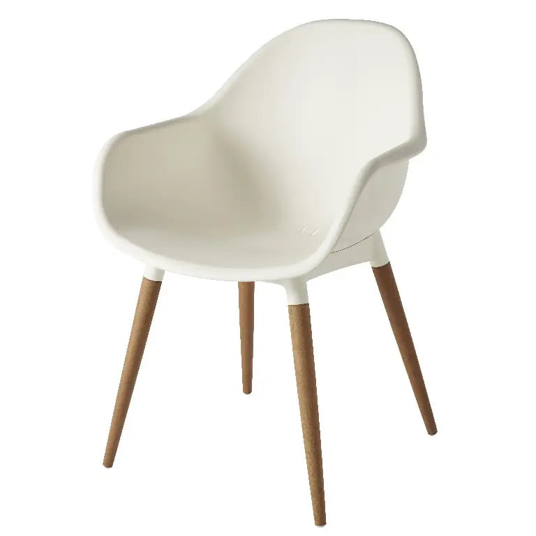 Scaun alb, plastic reciclabil Scaun alb, plastic reciclabil