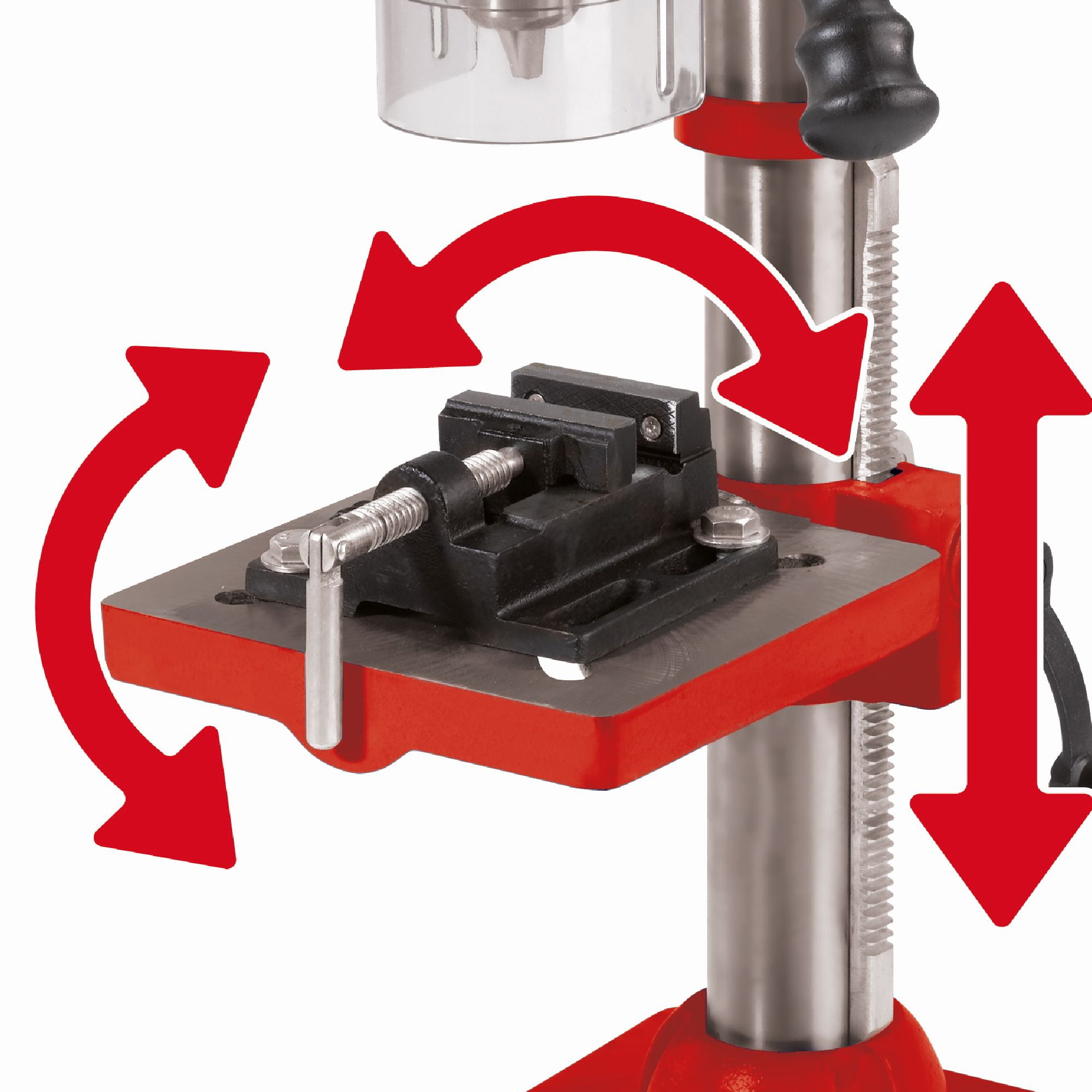 Masina de gaurit cu coloana Einhell TC-BD 630, 630 W, 16 mm mandrina, 60 mm adancime gaurire, cursa 126 mm, 12 trepte de viteza Masina de gaurit cu coloana Einhell TC-BD 630, 630 W, 16 mm mandrina, 60 mm adancime gaurire, cursa 126 mm, 12 trepte de viteza