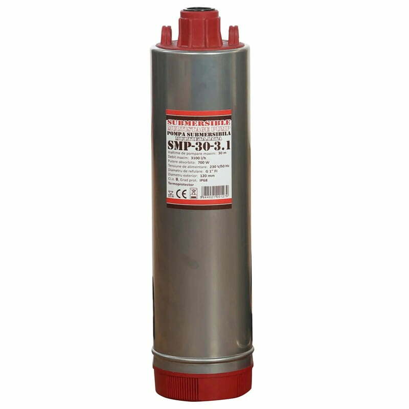 Pompa electrica submersibila pentru apa, 5 bar, 700 W, 52 l/min Pompa electrica submersibila pentru apa, 5 bar, 700 W, 52 l/min