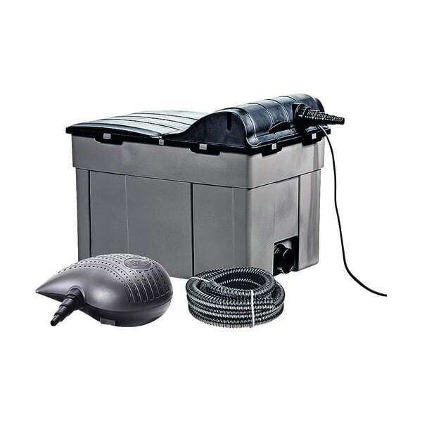 Set filtru gravitational Heissner cu lampa UV pentru iaz Set filtru gravitational Heissner cu lampa UV pentru iaz