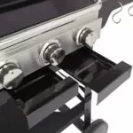 Gratar pe gaz GoodHome Tippah 4, 144 x 63 x 106 cm - imagine 3