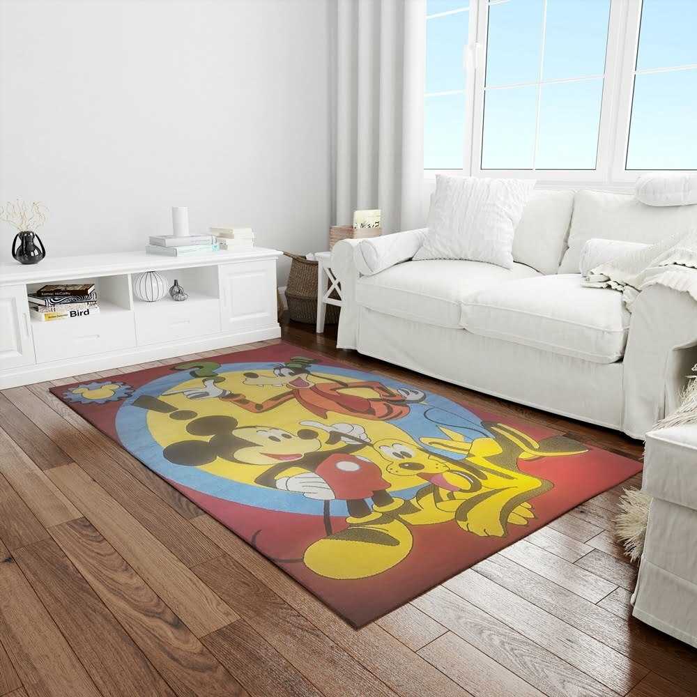 d3 Covor modern Little Friends Red