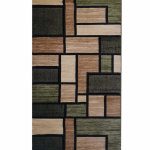 Covor modern living Geometric Green