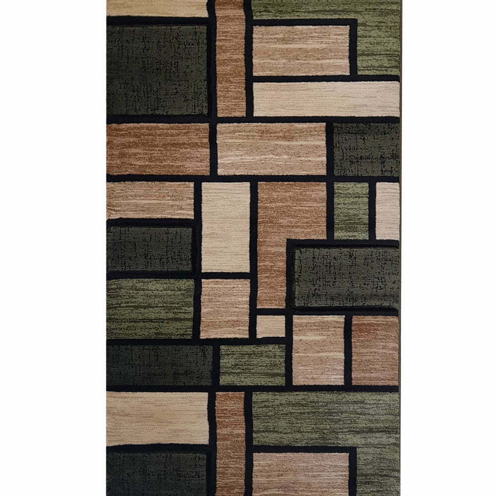 geom Covor modern living Geometric Green