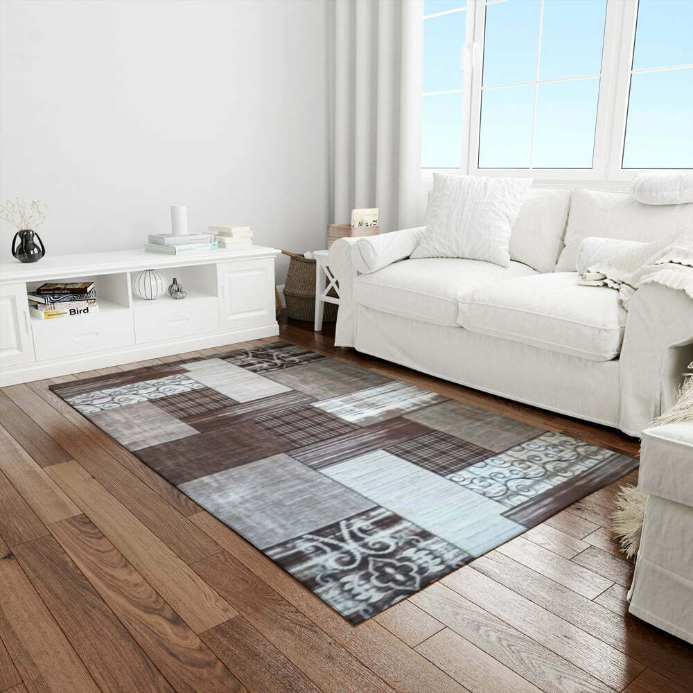 jj1 Covor modern living beige-brown 01