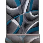 Covor modern living Blue Lines