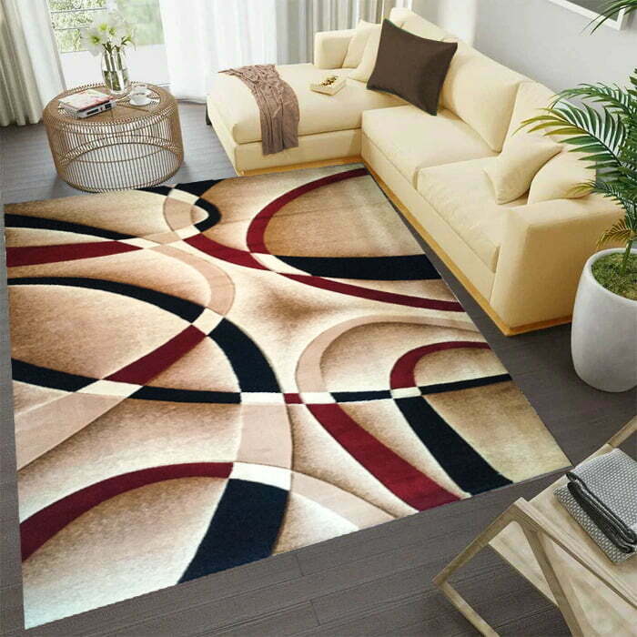 Covor modern living red lines Covor modern living red lines