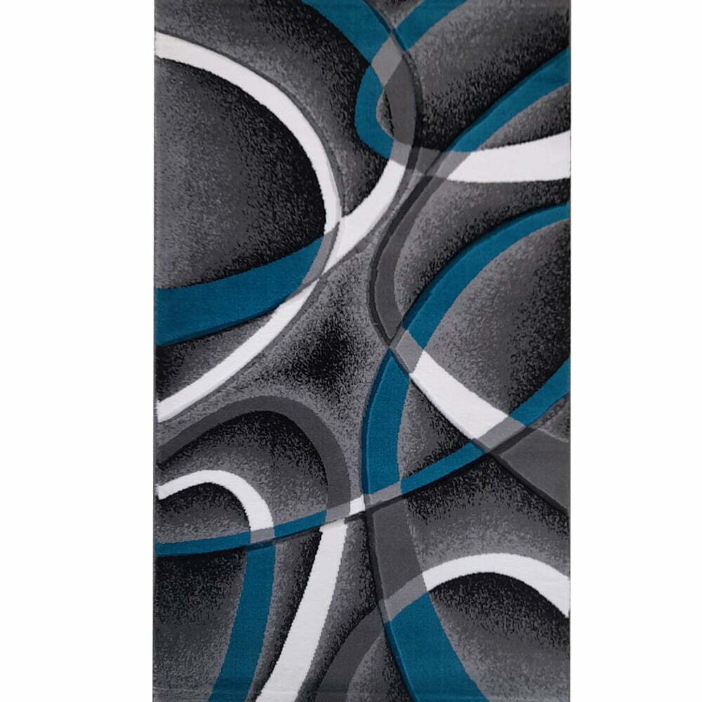 poza2 Covor modern living Blue Lines